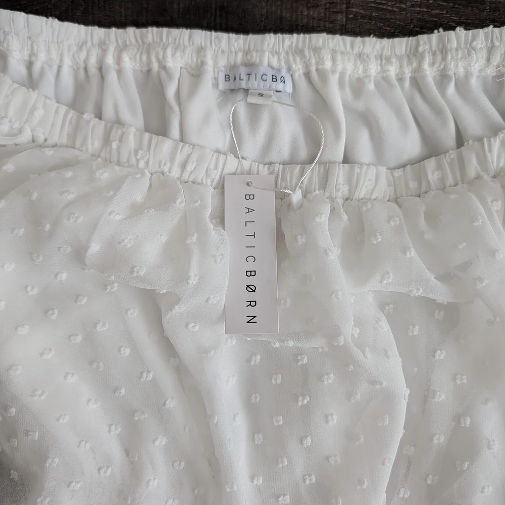 Baltic Born Off-Shoulder White Maxi Dress - Picture 3 of 4